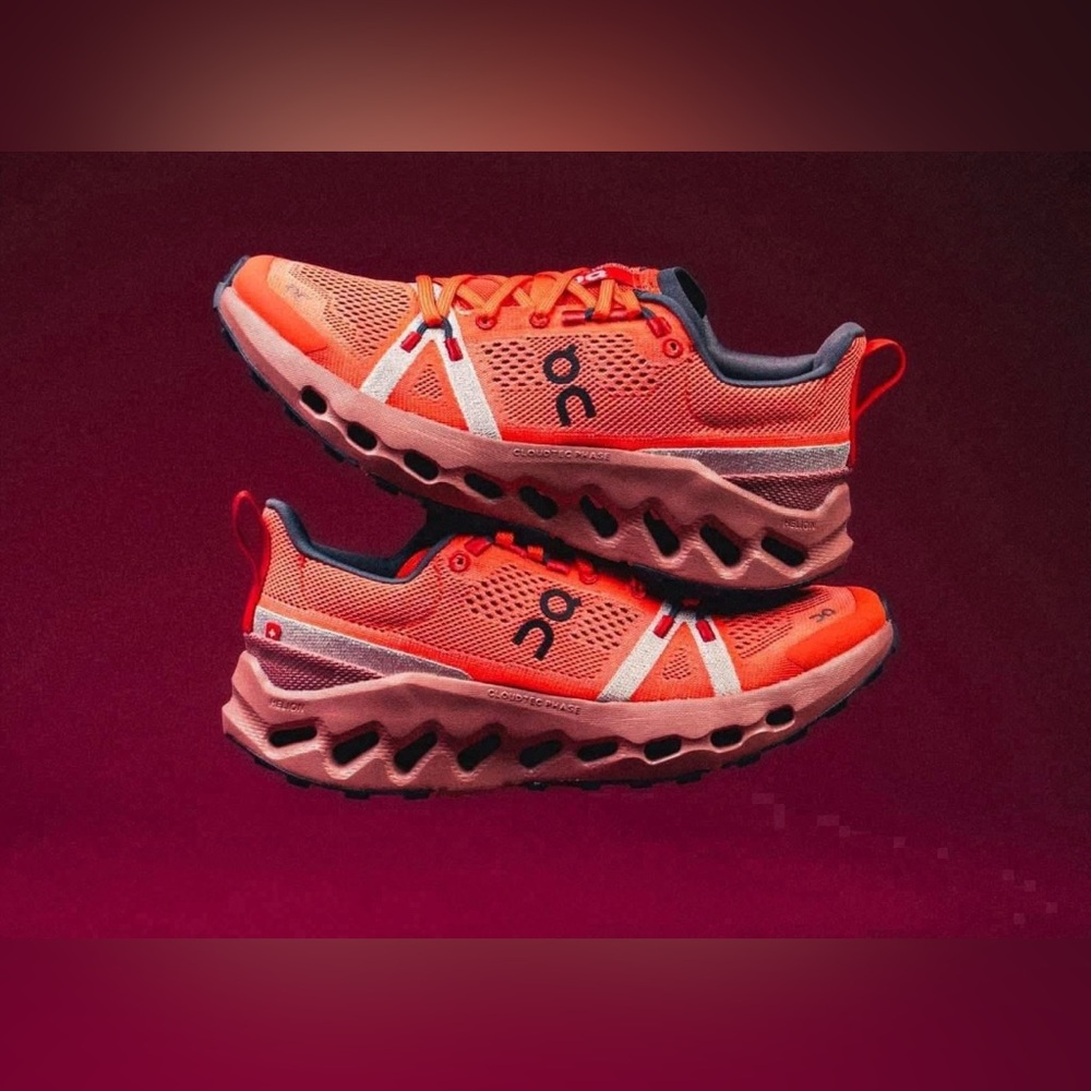 On Running CLOUDSURFER TRAIL WOMAN FLAME ET DUSTROSE